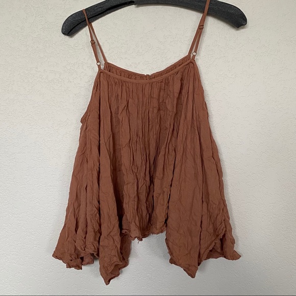 Open shoulder Cognac top - Picture 4 of 4